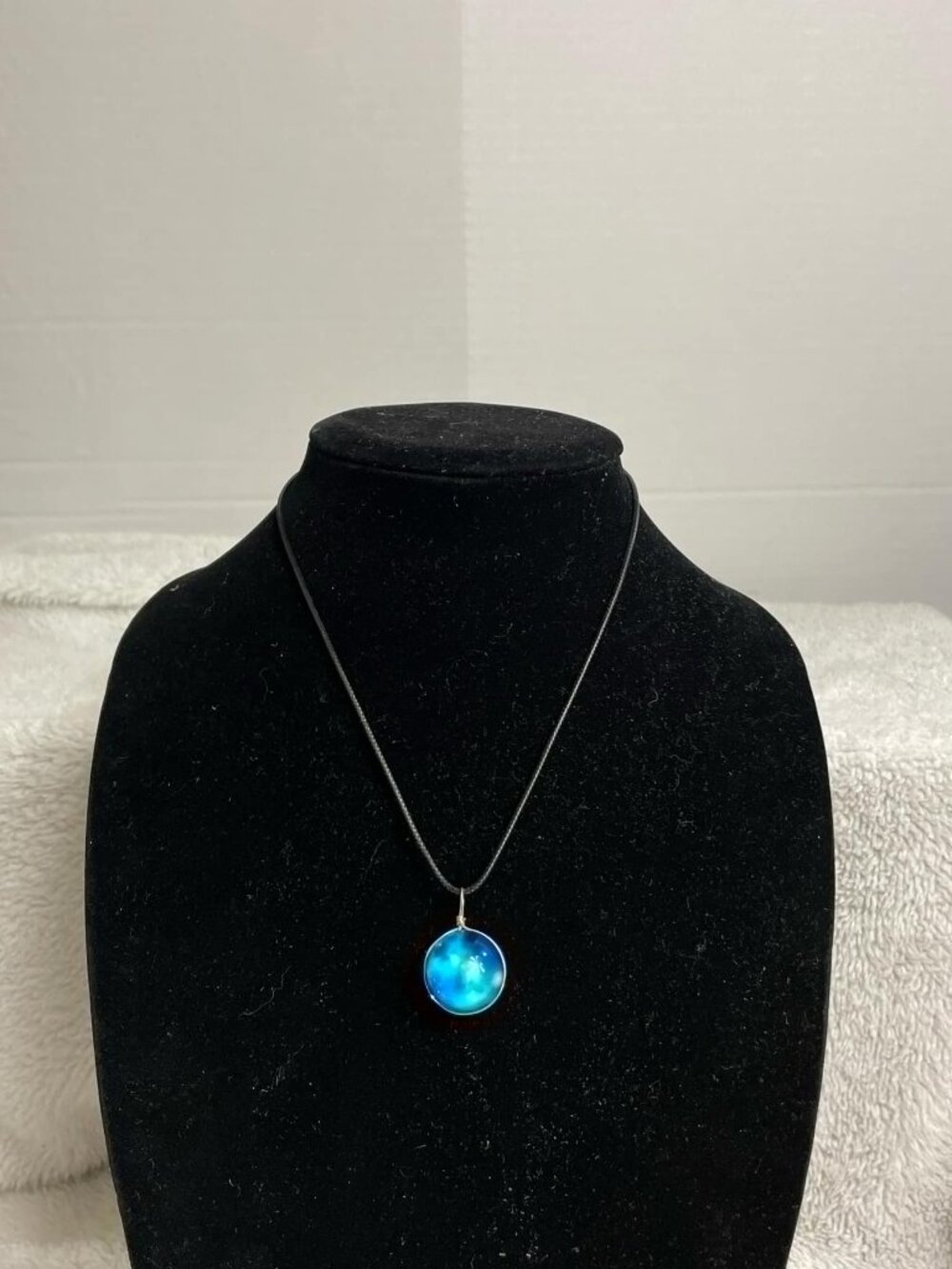 Glass Globe Galaxy Pendant Necklace